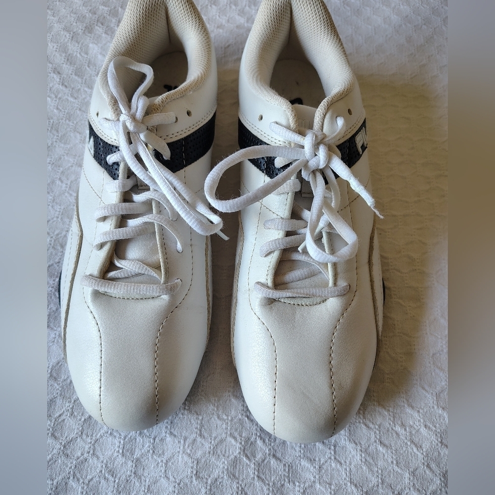 Fila White and Black Sneakers Size 11
